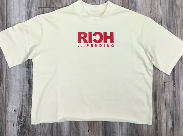 RICH Cropped Tee Cream